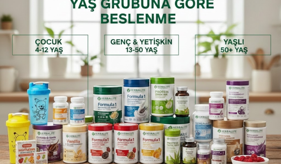 Herbalife Yaş Grubuna Göre Beslenme